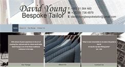 Desktop Screenshot of davidyoungbespoketailor.com